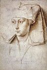 Rogier van der Weyden Portrait of a Young Woman painting